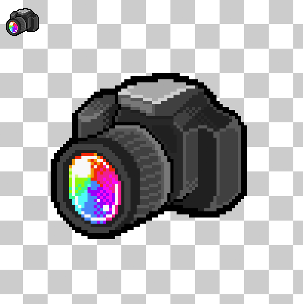pixel art camera